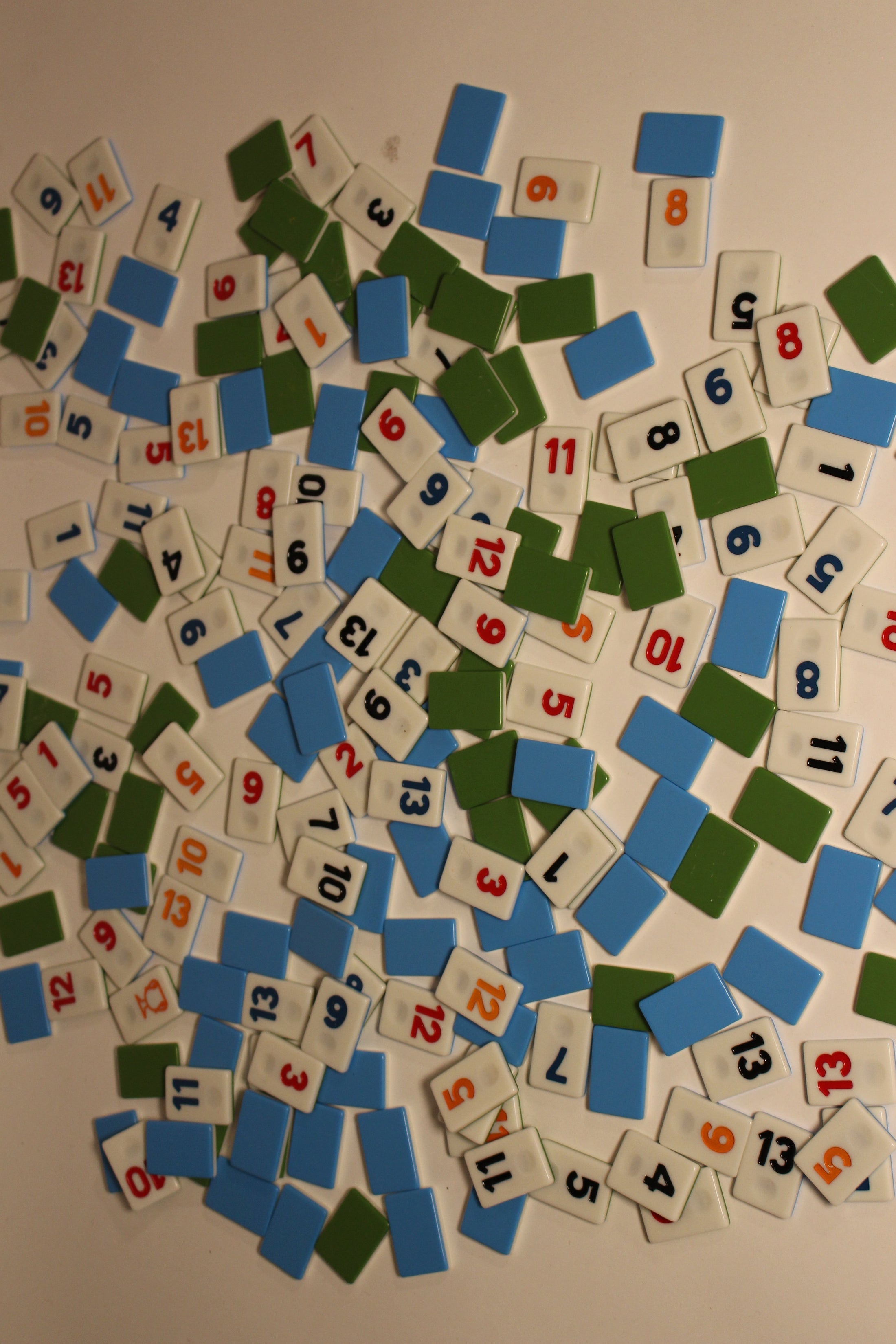 Okey - Spieltisch Ersatzsteine | Grüne Magnetfläche