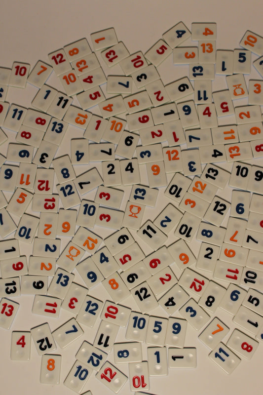 Okey - Spieltisch Ersatzsteine | Blaue Magnetfläche